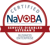 NaVOBA Certified Service-Disabled Veteran's Business Enterprise logo